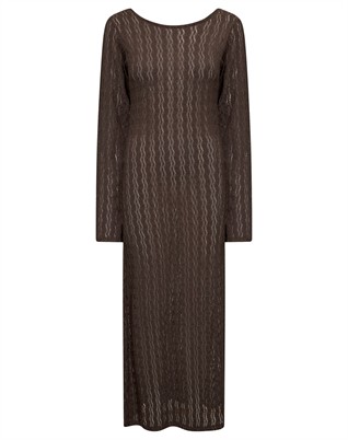 LR-Laica 4 Kjole - Chocolate